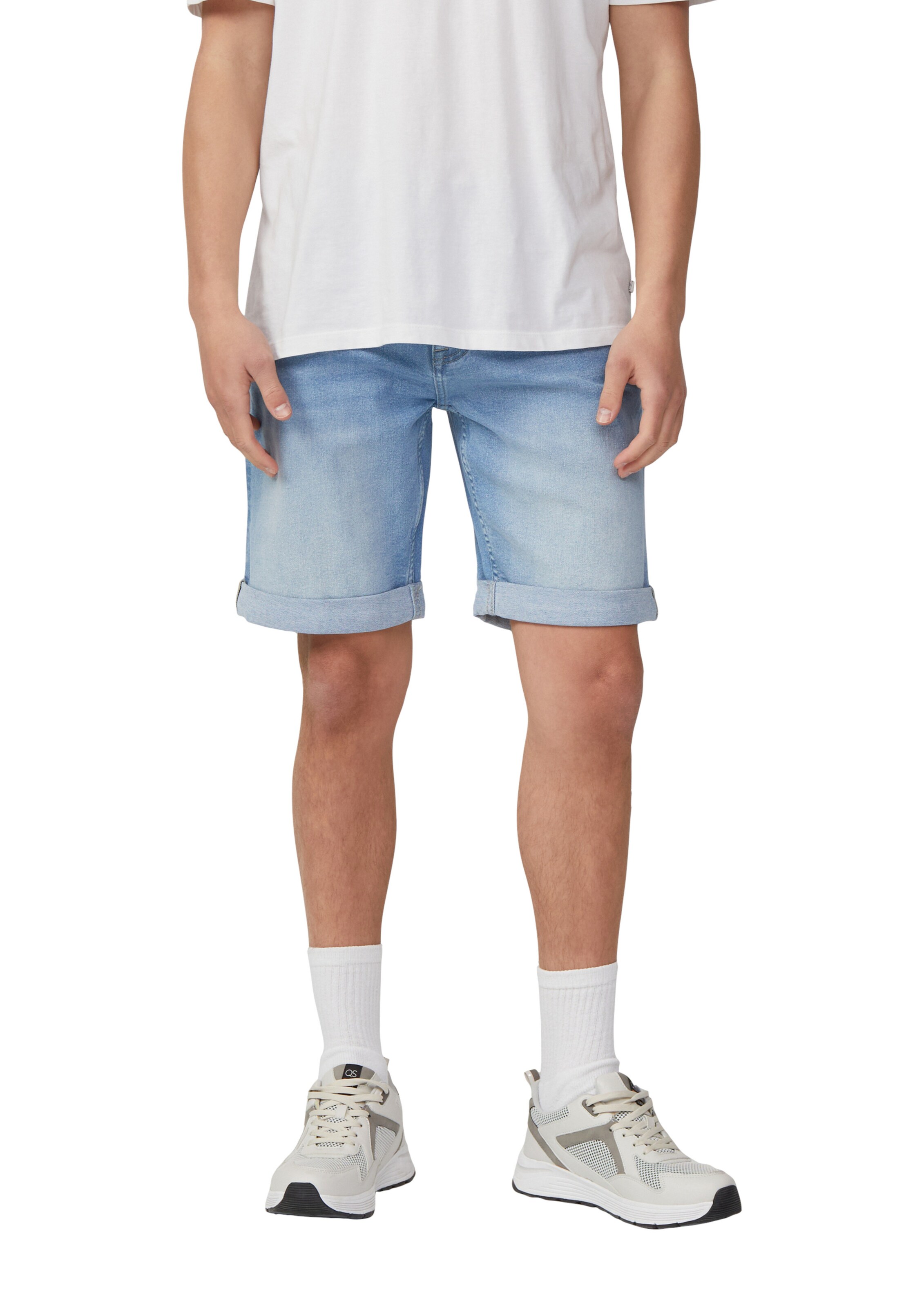 Regular Jean QS en bleu : devant