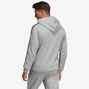 ADIDAS PERFORMANCE Regular fit Athletic Zip-Up Hoodie 'Essentials' in Grey