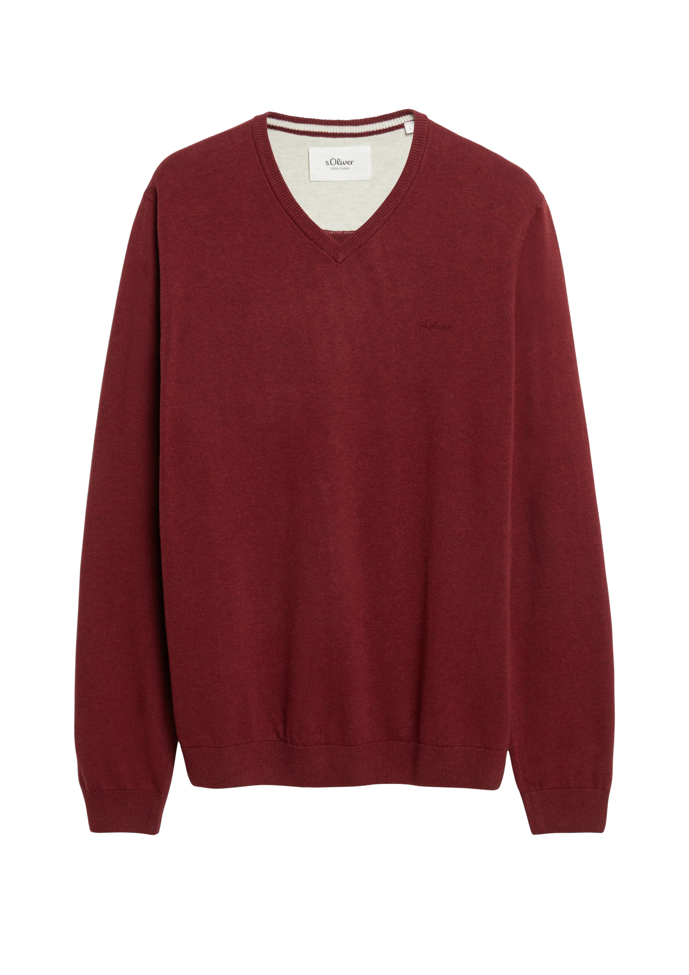 s.Oliver Pullover in Rot: Vorderseite