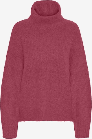 Pull-over 'Julie LS' Vero Moda Curve en rose : devant