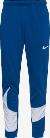 NIKE Tapered Athletic Pants in Blue: front