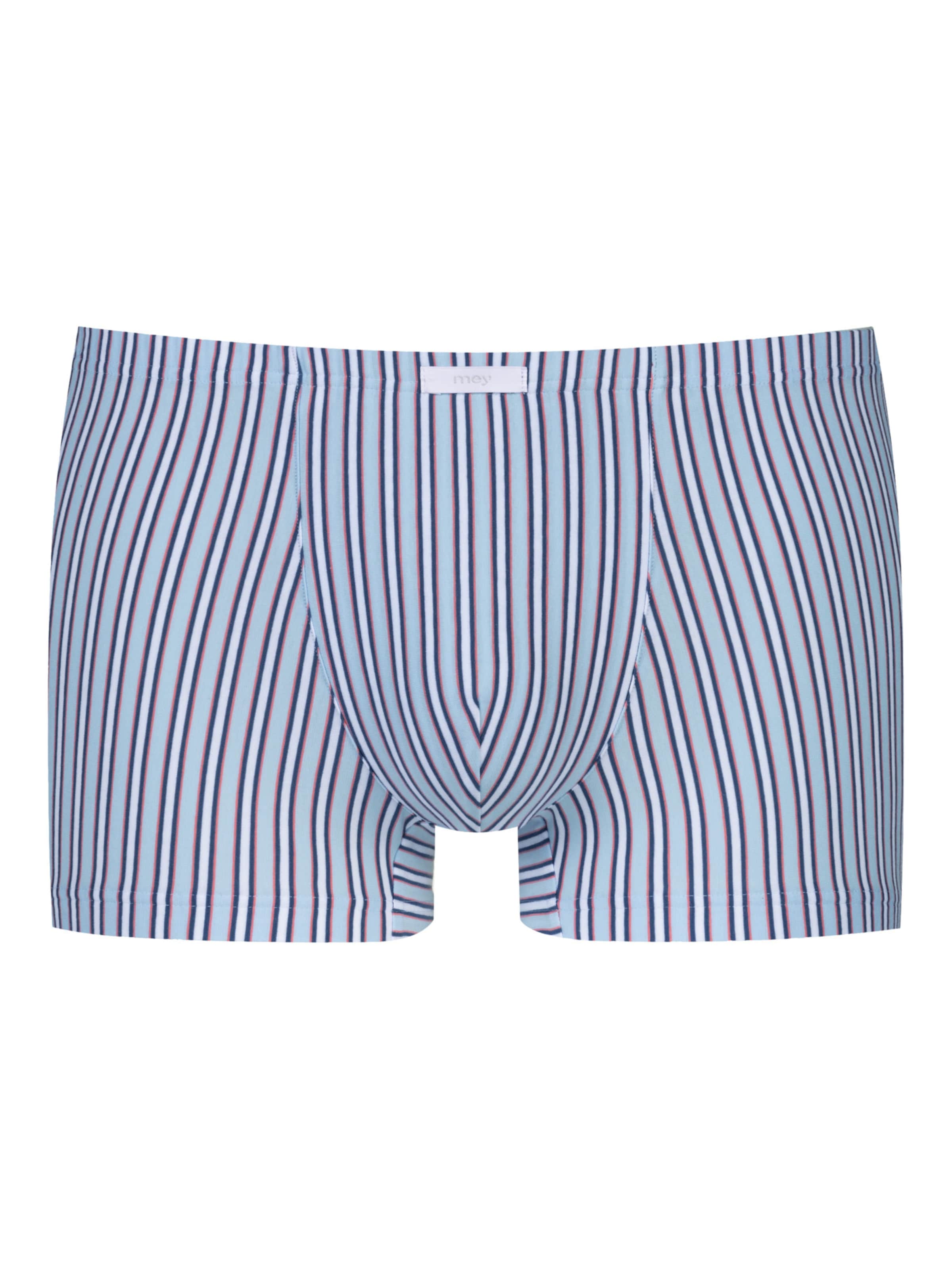 Mey Boxer shorts 'Raspberry Stripes' in Light blue / Dark blue / Pink / White, Item view