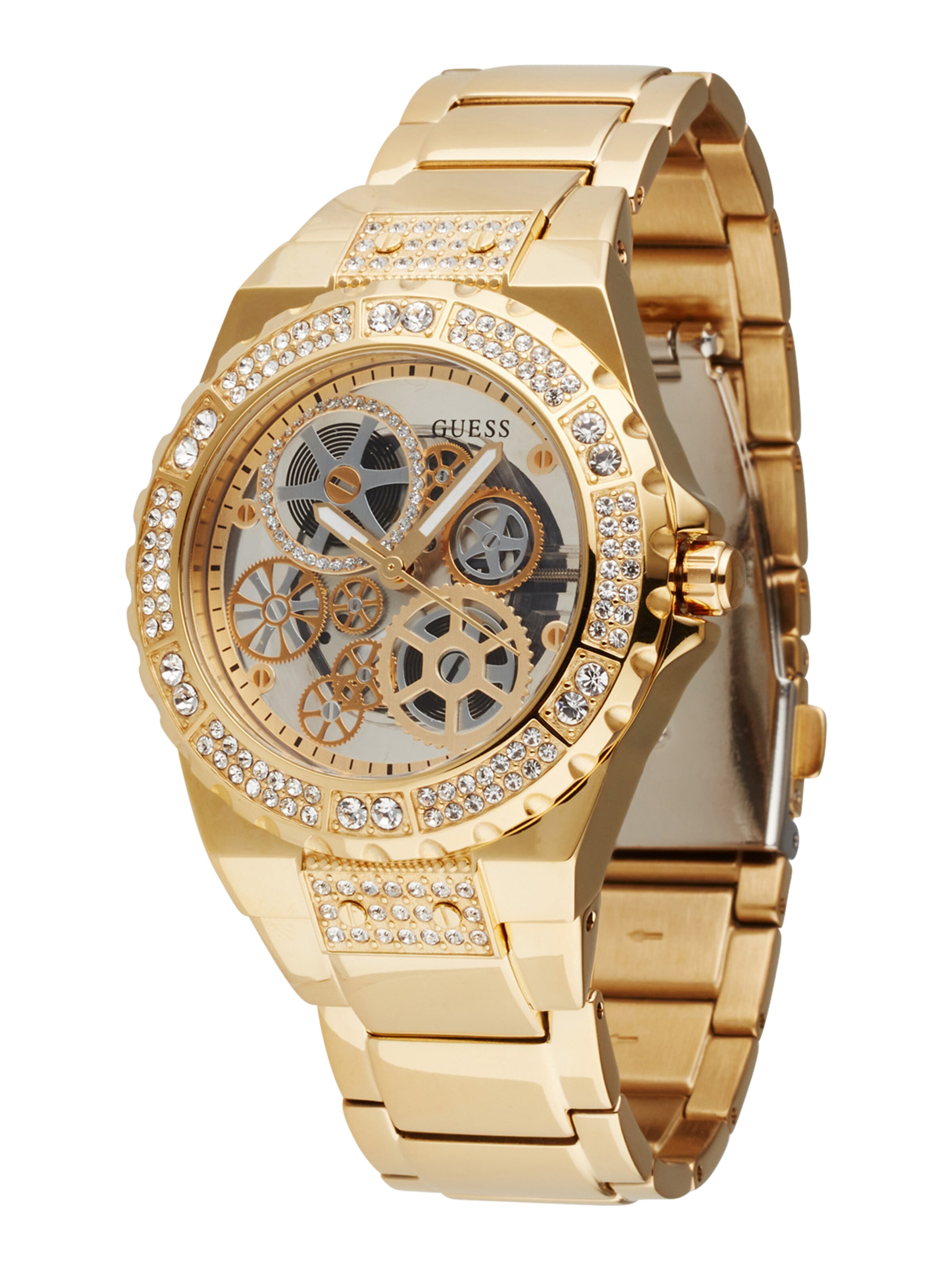 GUESS Analogt ur i guld: forside
