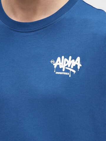 ALPHA INDUSTRIES Póló - kék