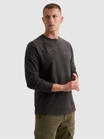 PME Legend - Camiseta 'T-shirt with long sleeves and artworks' en gris