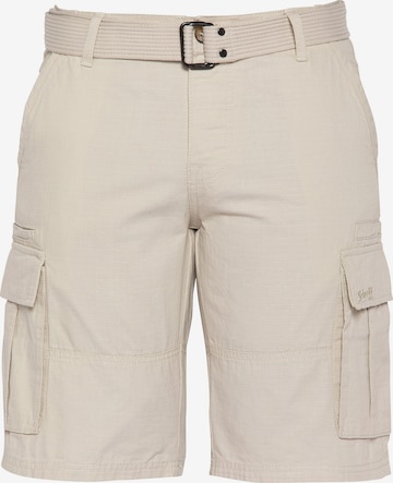Pantalon Schott NYC en beige : devant