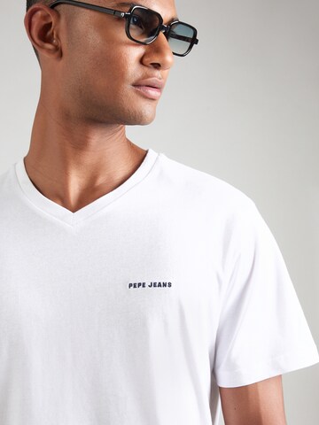 Tricou de la Pepe Jeans pe alb