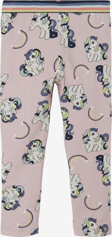 NAME IT Skinny Leggings 'FAKSINI' in Pink: predná strana