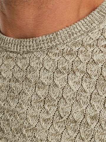 PME Legend - Jersey 'Pullover with crewneck' en beige