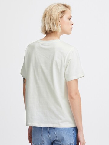 ICHI T-Shirt 'PALMER' in Weiß