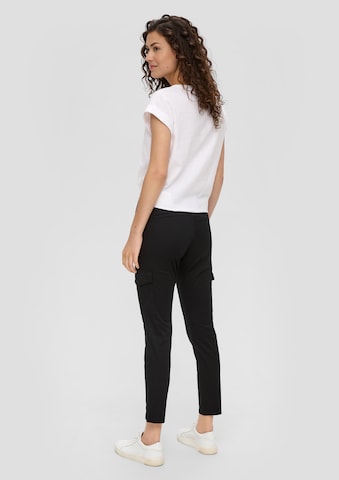 s.Oliver Slimfit Hose in Schwarz