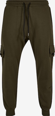 Pantalon cargo 'Fatih' DEF en vert : devant