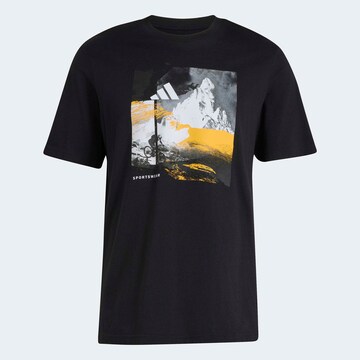 ADIDAS SPORTSWEAR Performance Shirt in Black: front