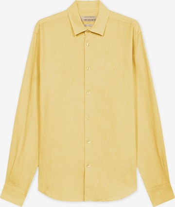 Trussardi - Camisa en amarillo: frente