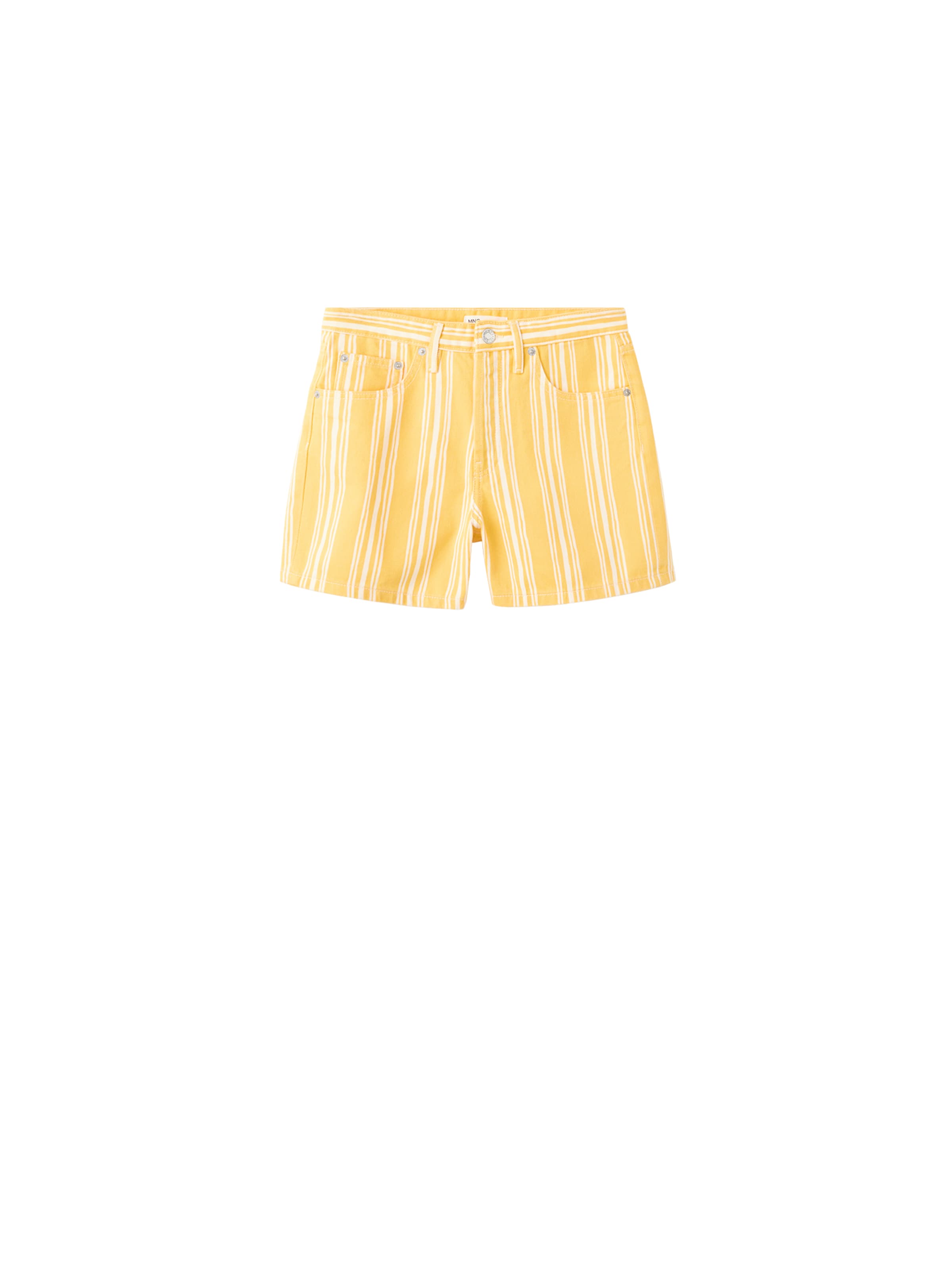 MANGO Pantalón 'CORRETTO' en 32 en amarillo / blanco, Vista del producto