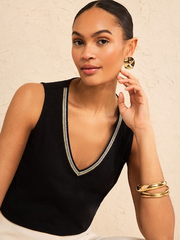 love & roses Top in Black