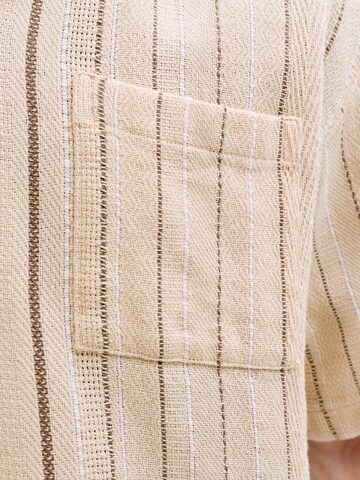 Fit confort Chemise 'JJEBRADLEY' JACK & JONES en beige