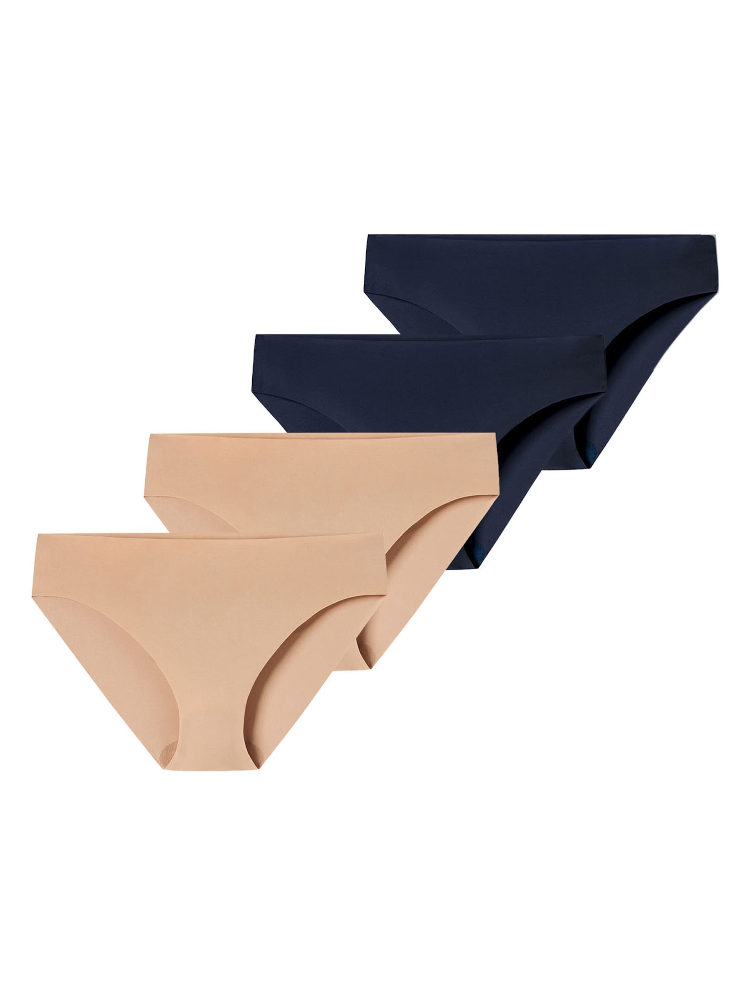 SCHIESSER Slip ' Invisible Light ' in XS in beige / nude / nachtblau, Produktansicht