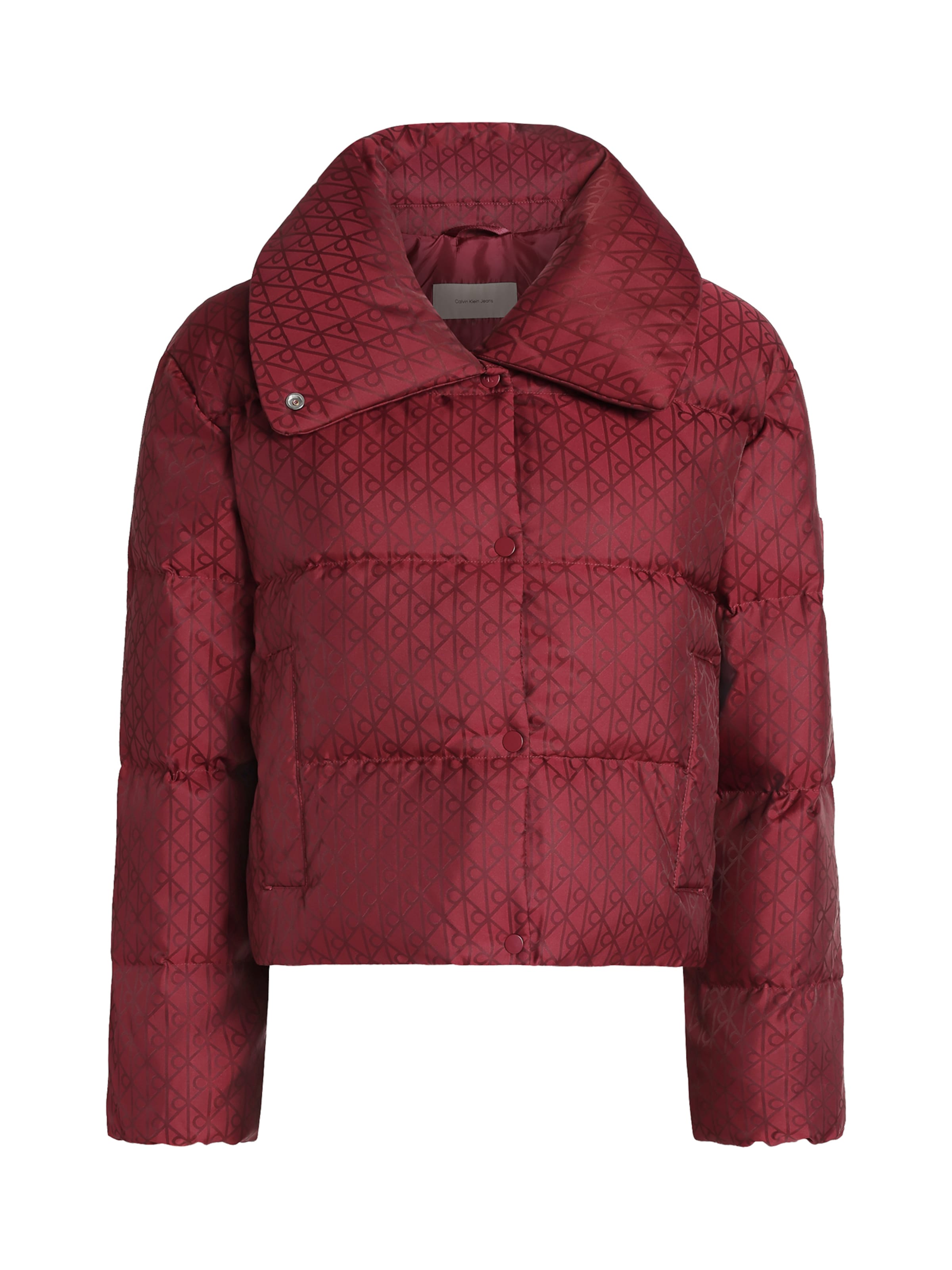 Calvin Klein Jeans - Chaqueta de entretiempo en rojo: frente