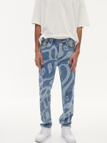 Smiles Regular Jeans 'Neo' in Blauw: voorkant