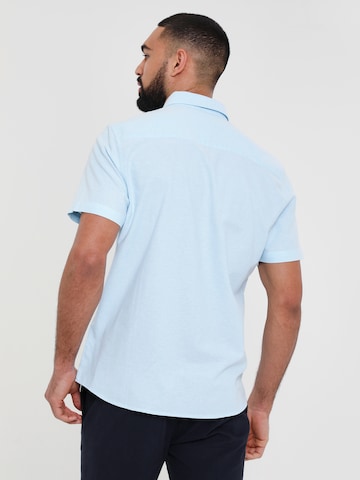 Threadbare Regular fit Overhemd 'THBInferno' in Blauw