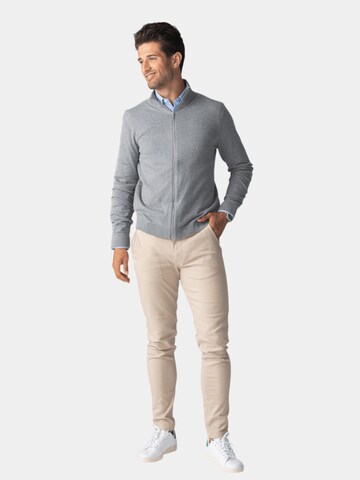 TEESHOPPEN Knit Cardigan in Grey