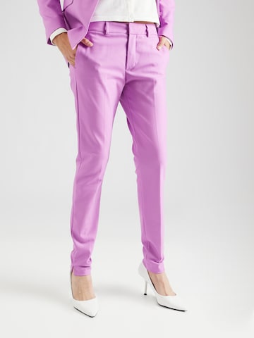 MOS MOSH Slimfit Broek in Roze: voorkant