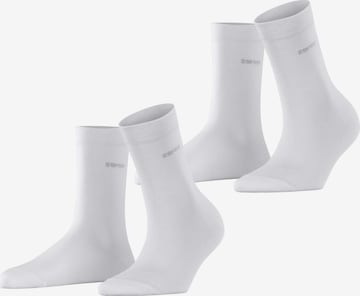 ESPRIT Socken 'Basic Easy 2-Pack' in Weiß: Vorderseite