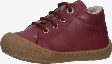 NATURINO First-Step Shoes in Red: front