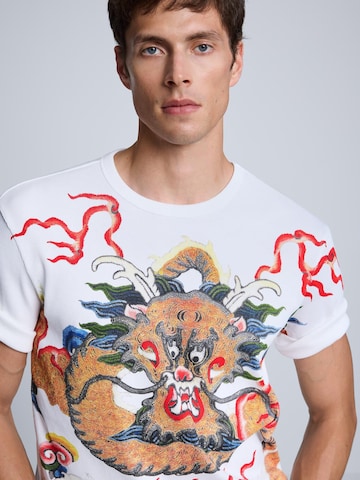 balts Desigual T-Krekls
