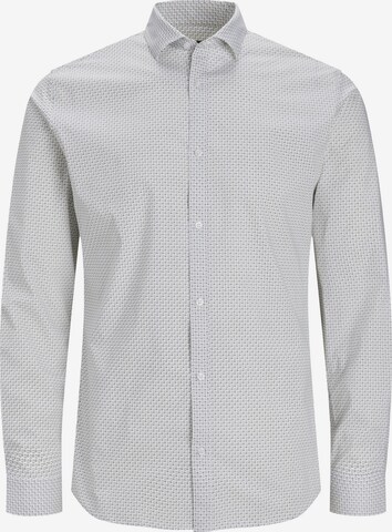 Fit confort Chemise business Jack & Jones Plus en blanc : devant