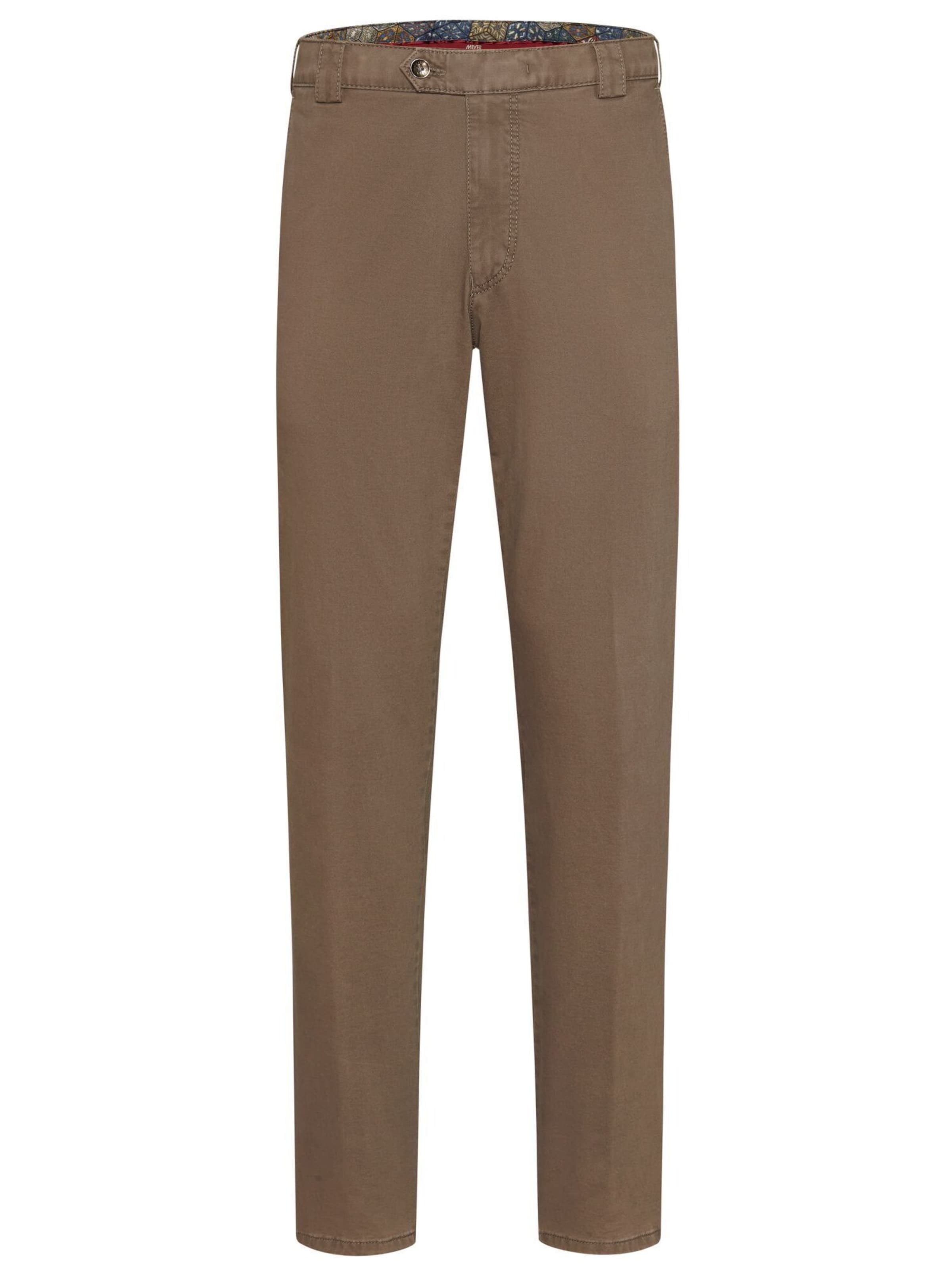 MEYER Regular Hose 'Roma' in Braun: Vorderseite