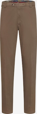 MEYER Chino trousers 'Roma' in Brown: front