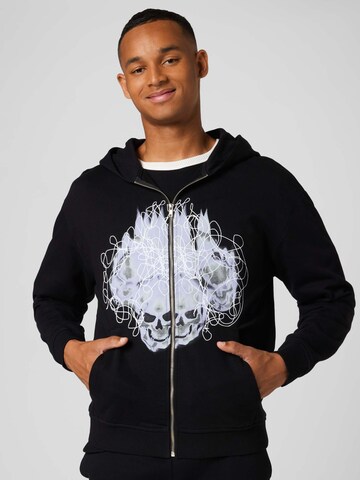 SHYX Zip-Up Hoodie 'Kiki' in Black: front