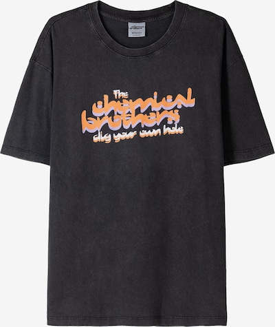 Bershka Majica u lavanda / narančasta / crna / prljavo bijela, Pregled proizvoda