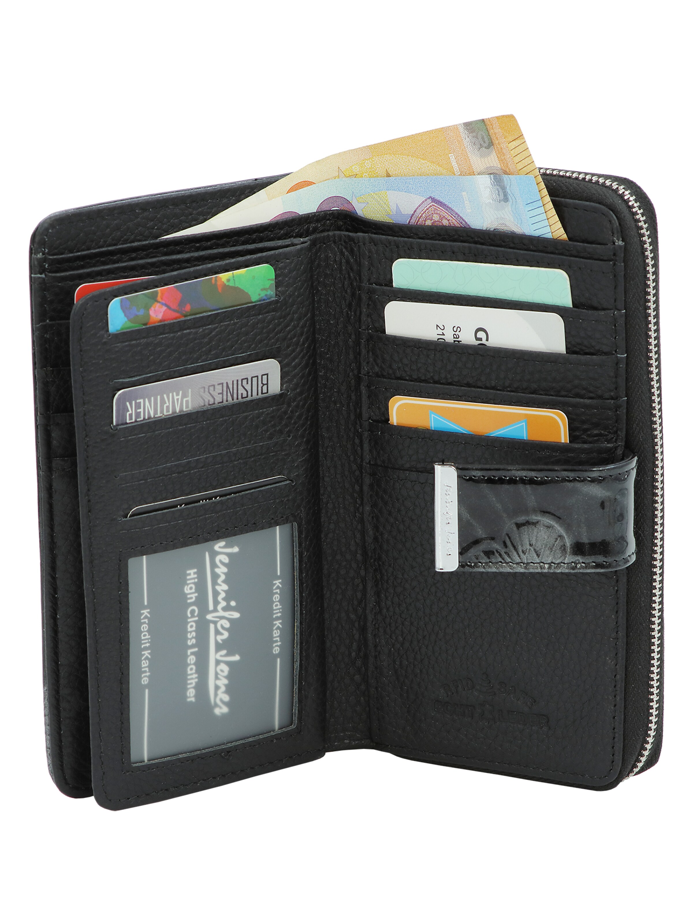 Jennifer Jones Wallet in Black