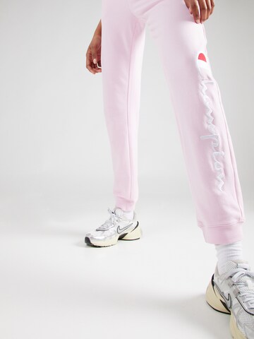 Tapered Pantaloni di Champion Authentic Athletic Apparel in rosa