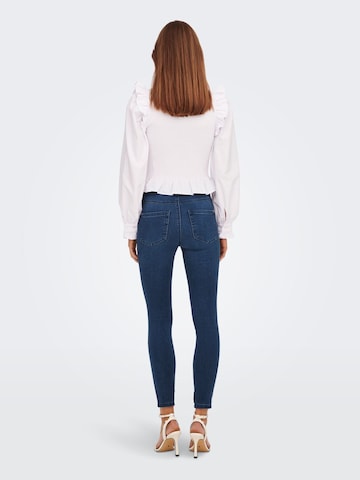 Only Petite Skinny Jeans 'Royal' in Blau