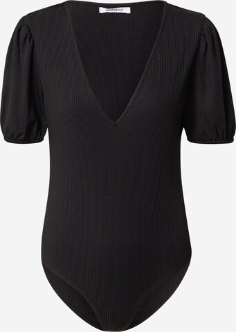 GLAMOROUS - Camisa body em preto: frente