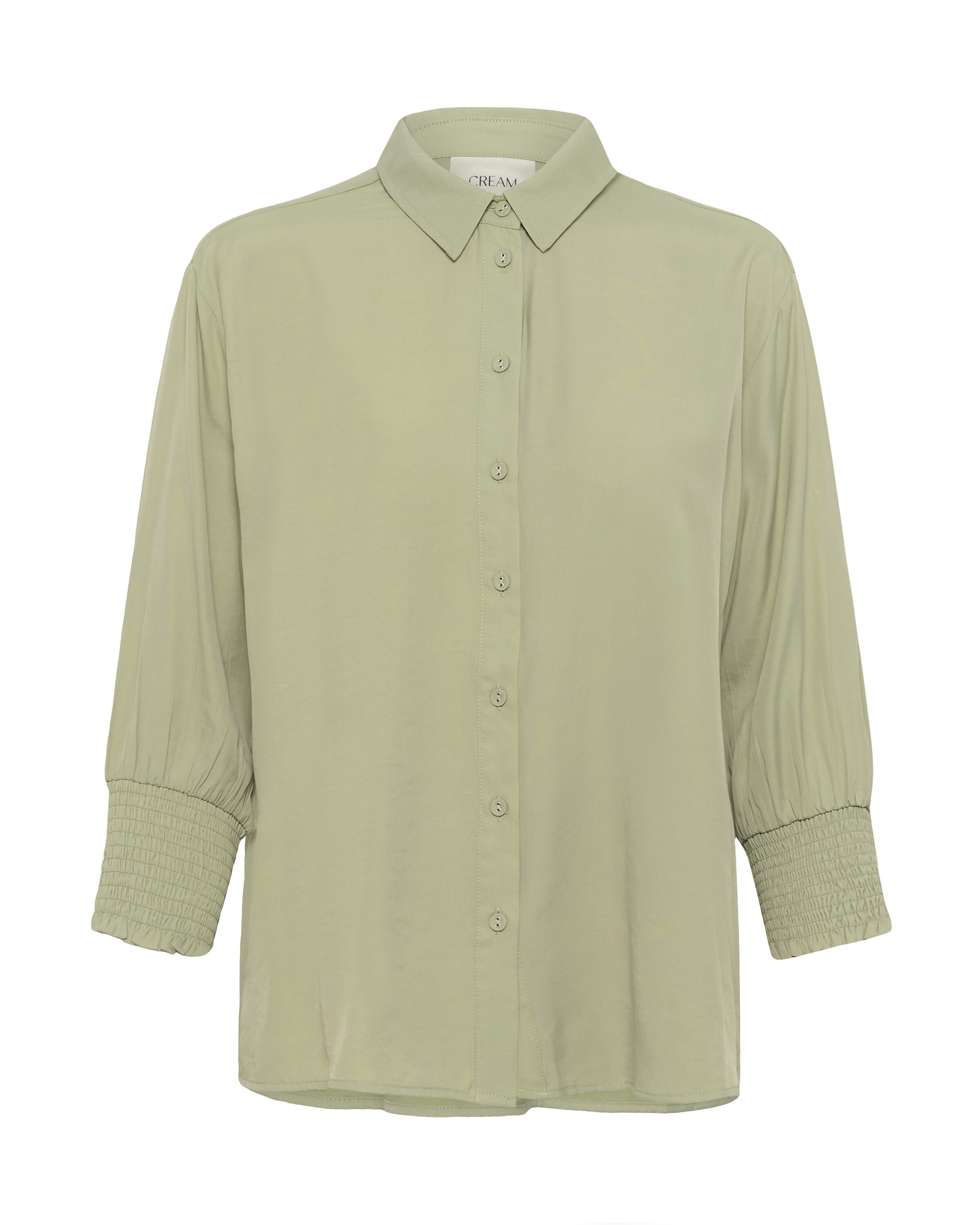 Cream Bluse 'NolaCR' i grøn: forside