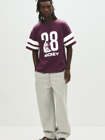 Pull&Bear Póló 'MICKEY 28' - piros: elől
