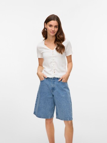 VERO MODA Blouse 'VMMikka' in Wit: voorkant