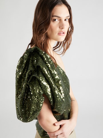 VILA ROUGE Blouse 'SERENA' in Green