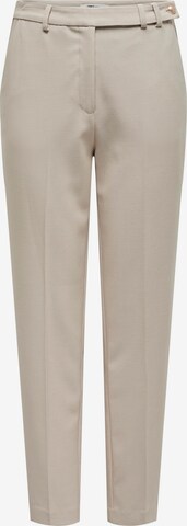 ONLY Regular Pleated Pants 'CORINNA' in Beige: front