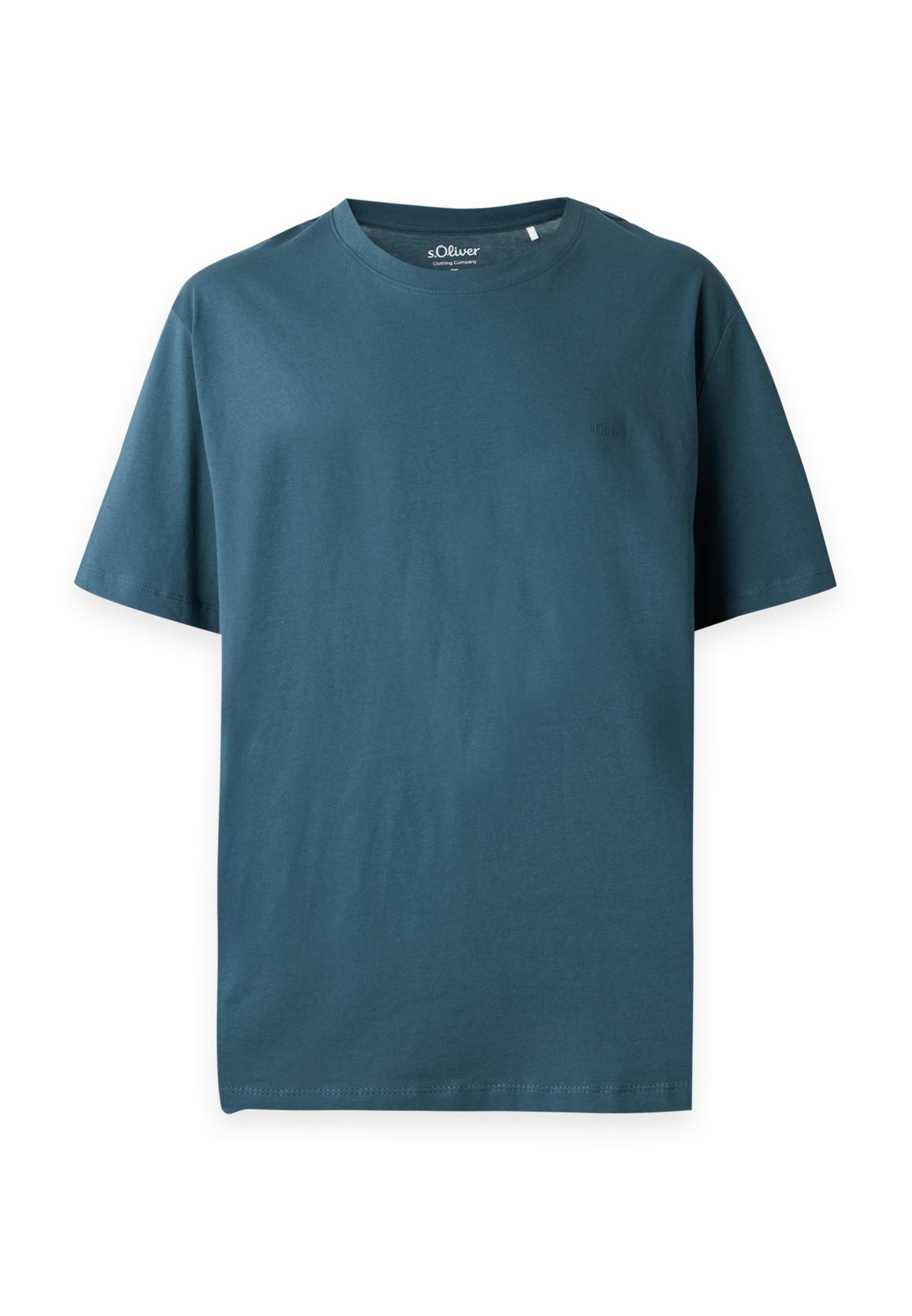 s.Oliver Men Big Sizes - Camiseta en azul: frente