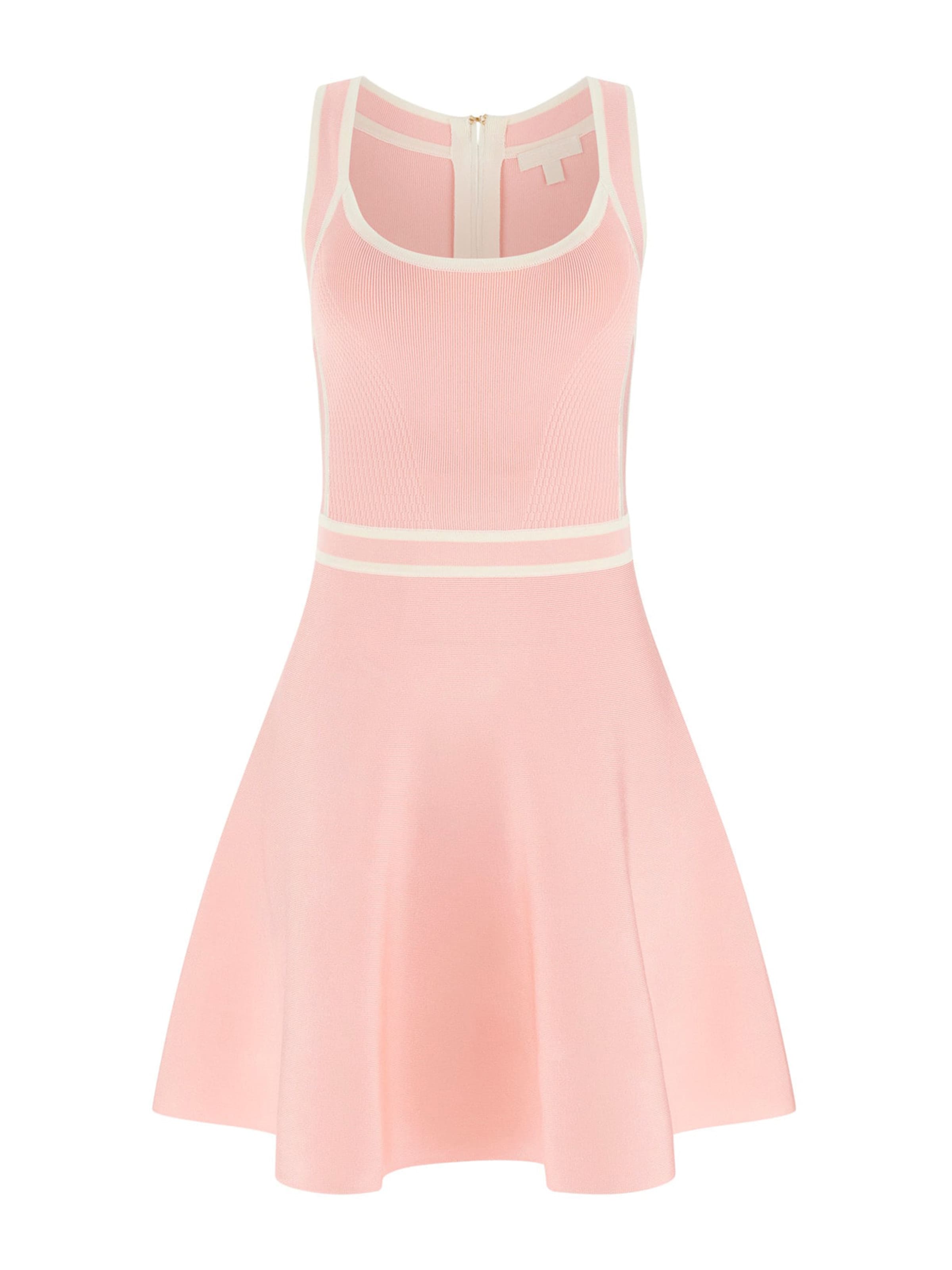 GUESS Knitted dress 'Mirage Nautical' in Pink: front