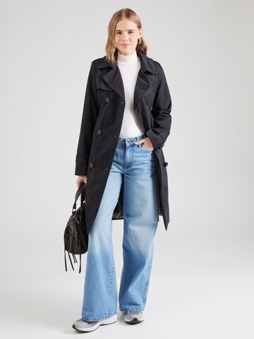 s.Oliver Between-seasons coat in Black