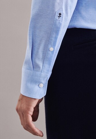 SEIDENSTICKER Regular fit Button Up Shirt ' Regular ' in Blue