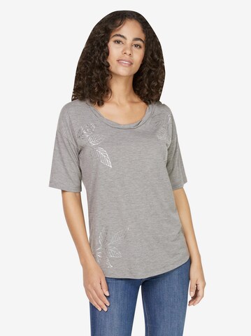 Linea Tesini by heine Shirt in Grey: front