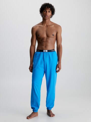 Pantalon de pyjama Calvin Klein Underwear en bleu